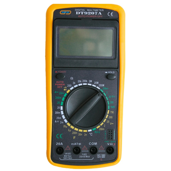 Мультиметр DT 9207 Энергия - Электрика, НВА - Измерительный инструмент - Мультимеры - Магазин электрооборудования Проф-Электрик